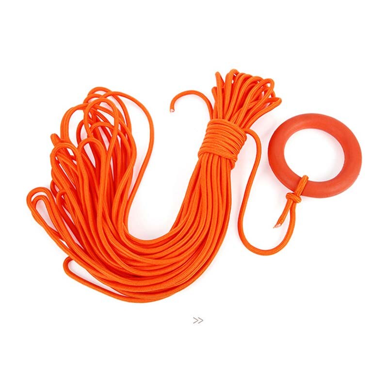 30m 8MM Floating Lifesaving Rope Water Rescue Diving Swimming Pool Lifeguard Rescue With Floating Buoyant Loop